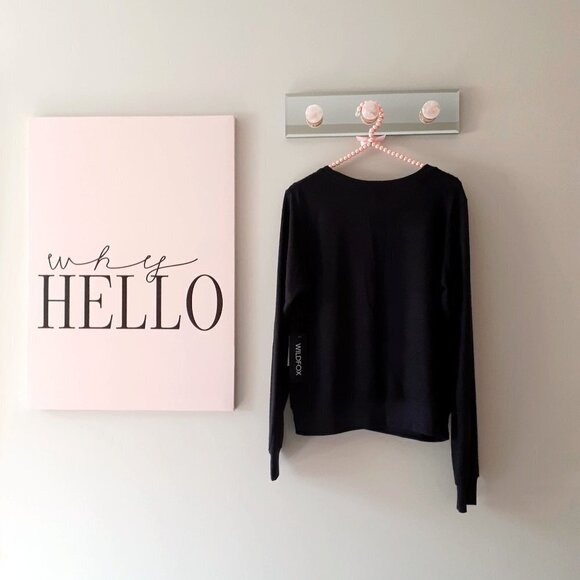 NWT Wildfox & Rae Dunn "Monday Morning Blues" top & baseball cap bundle - Picture 11 of 12